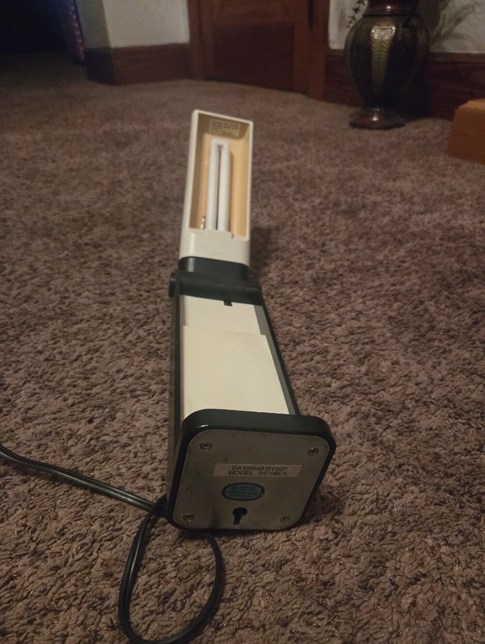 Vintage (1980s) Modular Marksman Black Table Lamp